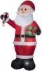 Large 12 Foot Santa Christmas Inflatable